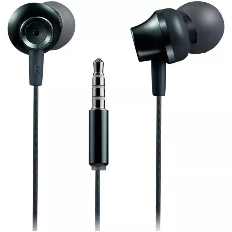 Canyon SEP-3 Stereo ausinės su mikrofonu, metalinis korpusas, tamsiai pilka