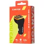 Canyon Universal 3xUSB automobilinis adapteris, įėjimas 12V-24V, išėjimas DC, juodas