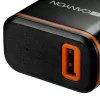 Canyon sieninis įkroviklis su USB Type-C kabeliu, 2.1A, juodas