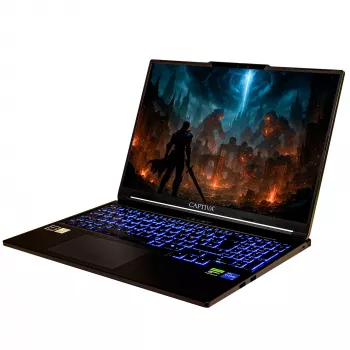 Captiva Entry Gaming I10-0913GE 16 colių žaidimų nešiojamas kompiuteris - Intel Core i7-14650HX, GeForce RTX 5060 8GB, 16GB DDR5, 500GB NVMe SSD, Windows 11 Pro