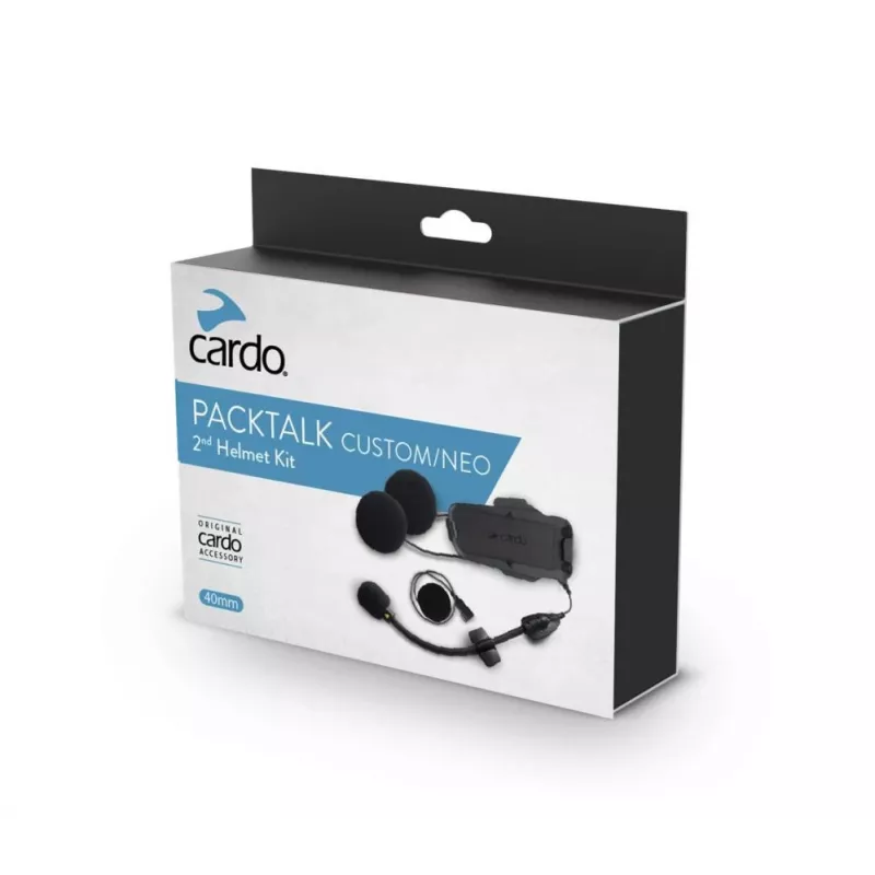 Cardo PT CUSTOM 2ND HELMET KIT - Juoda