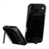 CARE by PanzerGlass „Kickstand“ dėklas „Smokey“ su juodu „MagSafe“ skirtas iPhone 17 Pro Max