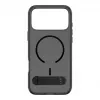 CARE by PanzerGlass „Kickstand“ dėklas „Smokey“ su juodu „MagSafe“ skirtas iPhone 17 Pro Max