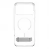 CARE by PanzerGlass dėklas su atlenkiama kojelė skaidrus su baltu MagSafe, skirtas iPhone 17 Pro Max