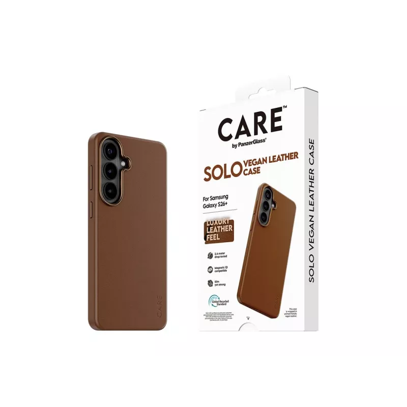 CARE by PanzerGlass Solo Case, skirtas Samsung Galaxy S26 Plus - ruda