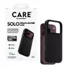 CARE by PanzerGlass Solo veganiškos odos dėklas juodas su MagSafe, skirtas iPhone 17 Pro