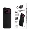 CARE by PanzerGlass Solo veganiškos odos dėklas su MagSafe, skirtas iPhone 17 Pro Max - juodas