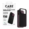 CARE by PanzerGlass Solo veganiškos odos dėklas su MagSafe, skirtas iPhone 17 Pro Max - juodas