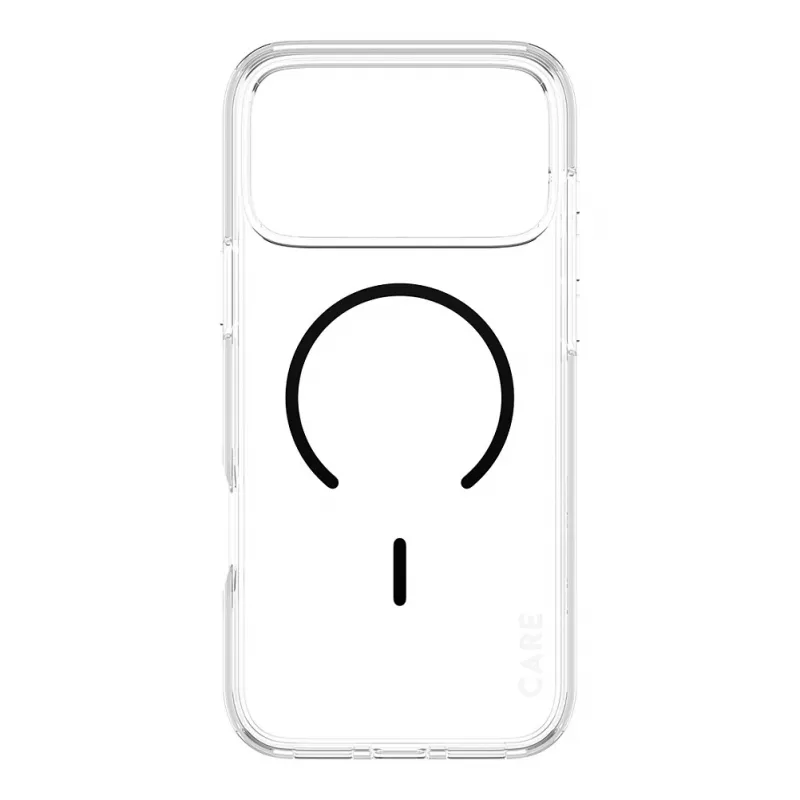 CARE by PanzerGlass Urban Explorer dėklas permatomas su juodu MagSafe, skirtas iPhone 17 Pro Max