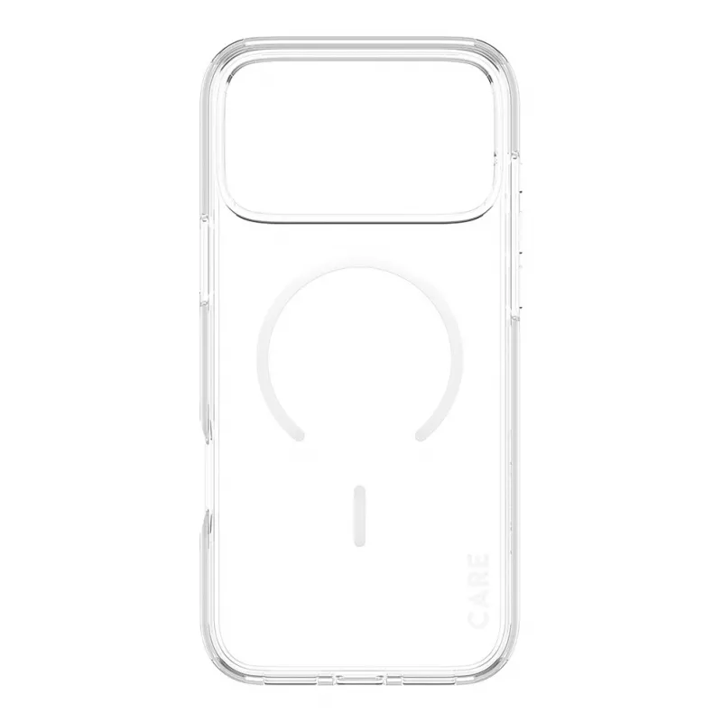 CARE by PanzerGlass Urban Explorer dėklas permatomas su baltu MagSafe, skirtas iPhone 17 Pro Max