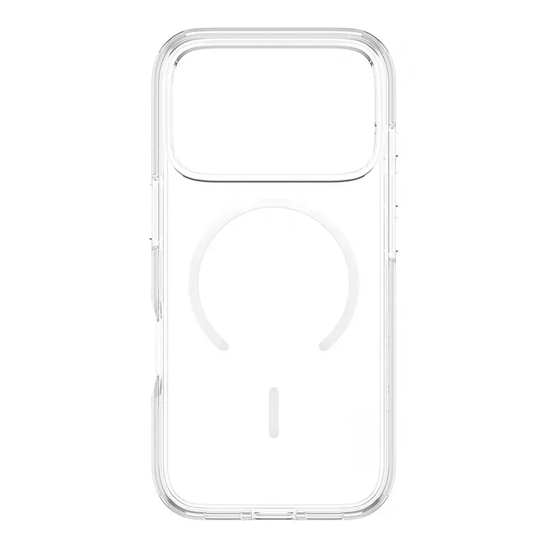CARE by PanzerGlass Urban Explorer dėklas permatomas su baltu MagSafe žiedu, skirtas iPhone 17 Pro