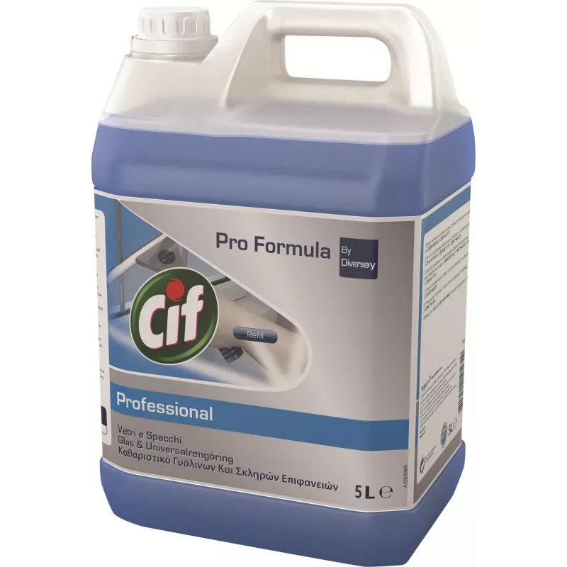 CARE Diversey Cif Pro Formula stiklo ir veidrodžių valymo priemonė 5L (7517832)