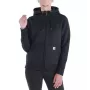 Carhartt Clarksburg Moteriškas Pilno Užtrauktuko Megztinis - Juodas
