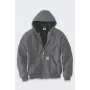 Carhartt Iconic Jacket J140 Firm Duck Active - Vyriška dygsniuota flanele pamušta darbo striukė, atspari vandeniui, Original Fit