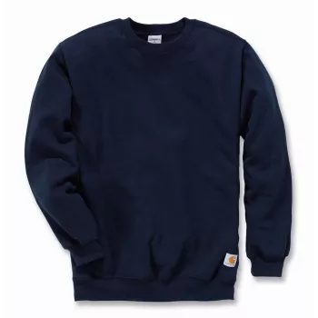 Carhartt vidutinio svorio apykaklės megztinis, tamsiai mėlynas