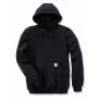 Carhartt Midweight Hoodie juodas - vyriškas vilnonis megztinis su gobtuvu