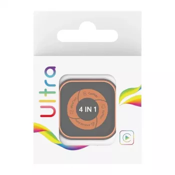 CARLINKIT Mini Ultra 6 belaidis adapteris, skirtas CarPlay ir Android Auto - juodas