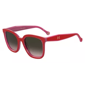 Carolina Herrera HER0225GS45X moteriški akiniai nuo saulės, Havana acetato rėmelis, pilki gradientiniai lęšiai, 54 mm