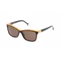 CAROLINA HERRERA SHE598550958 Moteriški drugelio/katės akies formos akiniai nuo saulės Havana Tortoise rudi gradientiniai 55 mm