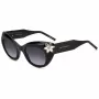 CAROLINA HERRERA Moteriški katės akies akiniai nuo saulės HER0215S807 - Juodas acetato rėmelis, pilki polikarbonato lęšiai, 50 mm