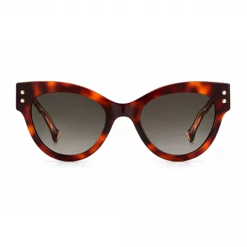 CAROLINA HERRERA Moteriški akiniai nuo saulės CH-0009-S-05L – Havana/Ruda spalvos rėmelis su rudais gradientiniais lęšiais (54/19/145 mm)