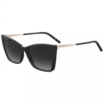 CAROLINA HERRERA Moteriški akiniai nuo saulės HER0180S2M2 - Havana acetatinis rėmelis, rudi gradientiniai lęšiai, 57 mm