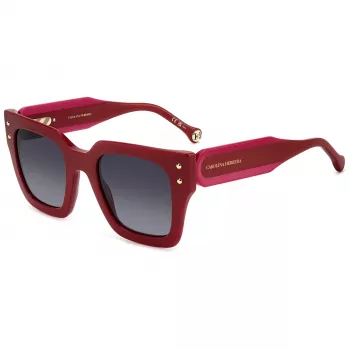 Carolina Herrera moteriški akiniai nuo saulės HER0255SC9A - Havana acetato rėmelis, rudi gradientiniai lęšiai, 51 mm