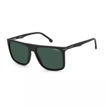 Carrera 278/S vyriški stačiakampiai akiniai nuo saulės 58mm - UV400, juodas rėmelis, pilki lęšiai