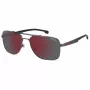 Carrera Ducati vyriški akiniai nuo saulės CARDUC022SV81 - pilki lęšiai, 60 mm