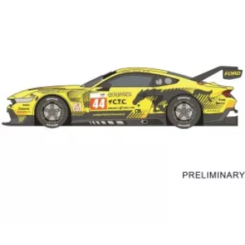 Carrera GO!!! Plus Ford Mustang GT3 'Ford Performance, No.44' 1:43 lėkštinis automobilis 50051040