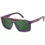 CARRERA MAN CSPORT04S83W Akiniai nuo saulės Stačiakampiai Sportiniai Visas rėmelis Juoda Pilka 59/17/145 mm UV400