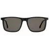 CARRERA Unisex akiniai nuo saulės 231-S-807-IR (55/18/145 mm) Juodas acetato rėmelis, pilki sidabriniai veidrodiniai lęšiai