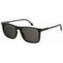 CARRERA Unisex akiniai nuo saulės 231-S-807-IR (55/18/145 mm) Juodas acetato rėmelis, pilki sidabriniai veidrodiniai lęšiai