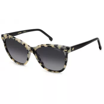 CARRERA moteriški akiniai nuo saulės CARRERA3043SA - stačiakampis acetatinis rėmelis, UV400 apsauga, 56 mm lęšiai