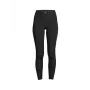 CASALL Overlap HW Tights Black - Aukšto liemens antblauzdžiai su persidengiančiu dizainu