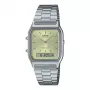 CASIO AQ-230A-9A Unisex analoginis-skaitmeninis laikrodis, 38,8 mm auksinio atspalvio nerūdijantis plienas