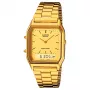 CASIO AQ-230GA-9B Unisex Analoginis-Digitalinis Laikrodis, Auksinė Spalva, 38,8 mm