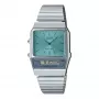 CASIO AQ-800EC-2AE Unisex Analoginis-Digitalinis Laikrodis, 40mm, Sidabrinis/Mėlynas