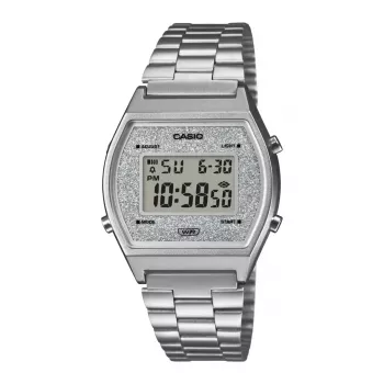 CASIO B640WDG-7DF Unisex Skaitmeninis Laikrodis 38,9mm Sidabrinis Nerūdijantis Plienas