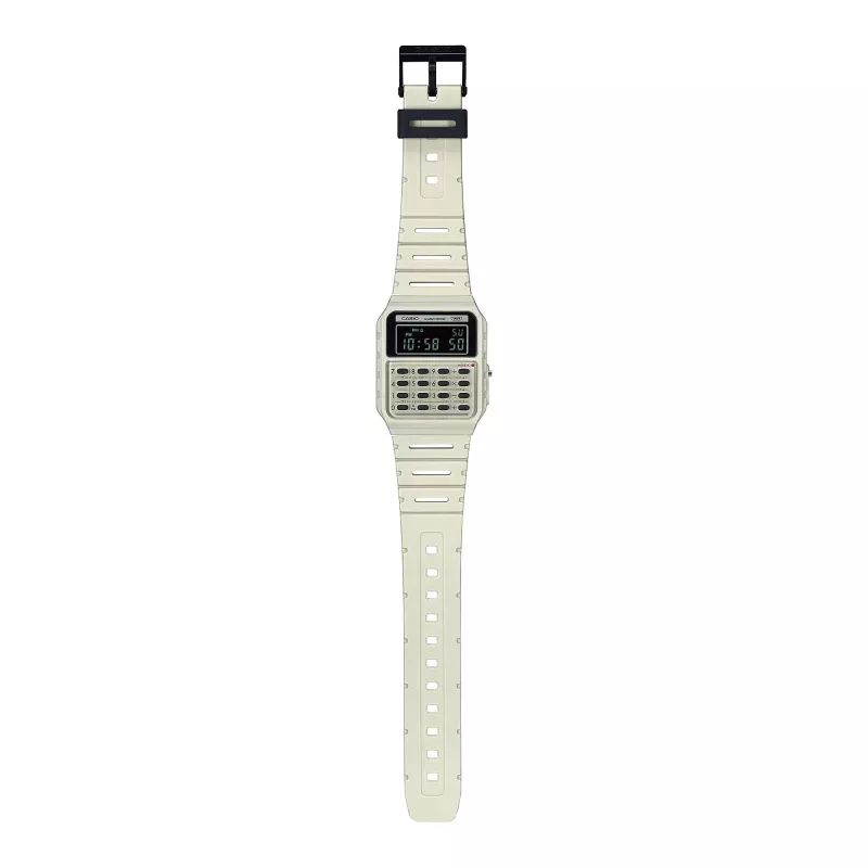 CASIO CA-53WB-8BEF Unisex Digitalinis Kvarcinis Laikrodis su Skaičiuotuvu, Pilka Derva