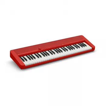 Casio CT-S1 61 klavišų skaitmeninis sintezatorius raudonas