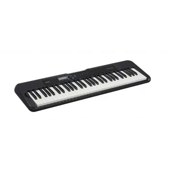 Casio CT-S300 61 klavišų nešiojama skaitmeninė klaviatūra - juoda ir balta