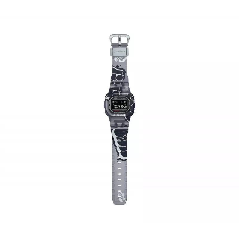 CASIO G-SHOCK DW-5000SS-1ER Vyriškas Skaitmeninis Laikrodis 42,8 mm Juodas Jonuotas Plienas