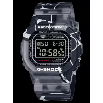 CASIO G-SHOCK DW-5000SS-1ER Vyriškas Skaitmeninis Laikrodis 42,8 mm Juodas Jonuotas Plienas
