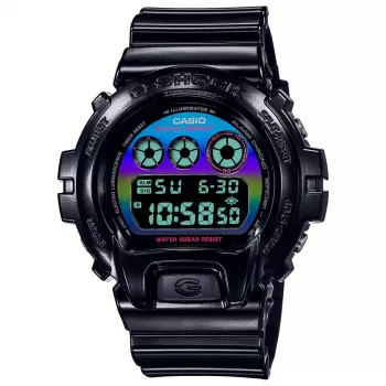 CASIO G-SHOCK DW6900RGB1ER Skaitmeninis laikrodis 54mm Juoda Derva
