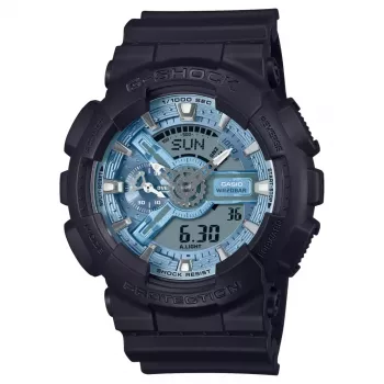 Casio G-Shock GA-110CD-1A2ER 200m Juodas Sportinis Laikrodis