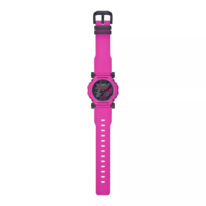 CASIO G-Shock GA-2300-4AER Moteriškas analoginis-skaitmeninis laikrodis, 42,1 mm, oranžinė derva