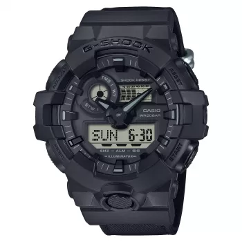 CASIO G-Shock GA700BCE-1AER Vyrų analoginis-skaitmeninis laikrodis, 53,4 mm, juodas
