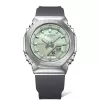 CASIO G-SHOCK Moteriškas GM-S2110-3AER Analoginis-Skaitmeninis Laikrodis 42,9mm Žalia Derva/Nerūdijantis Plienas