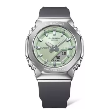 CASIO G-SHOCK Moteriškas GM-S2110-3AER Analoginis-Skaitmeninis Laikrodis 42,9mm Žalia Derva/Nerūdijantis Plienas